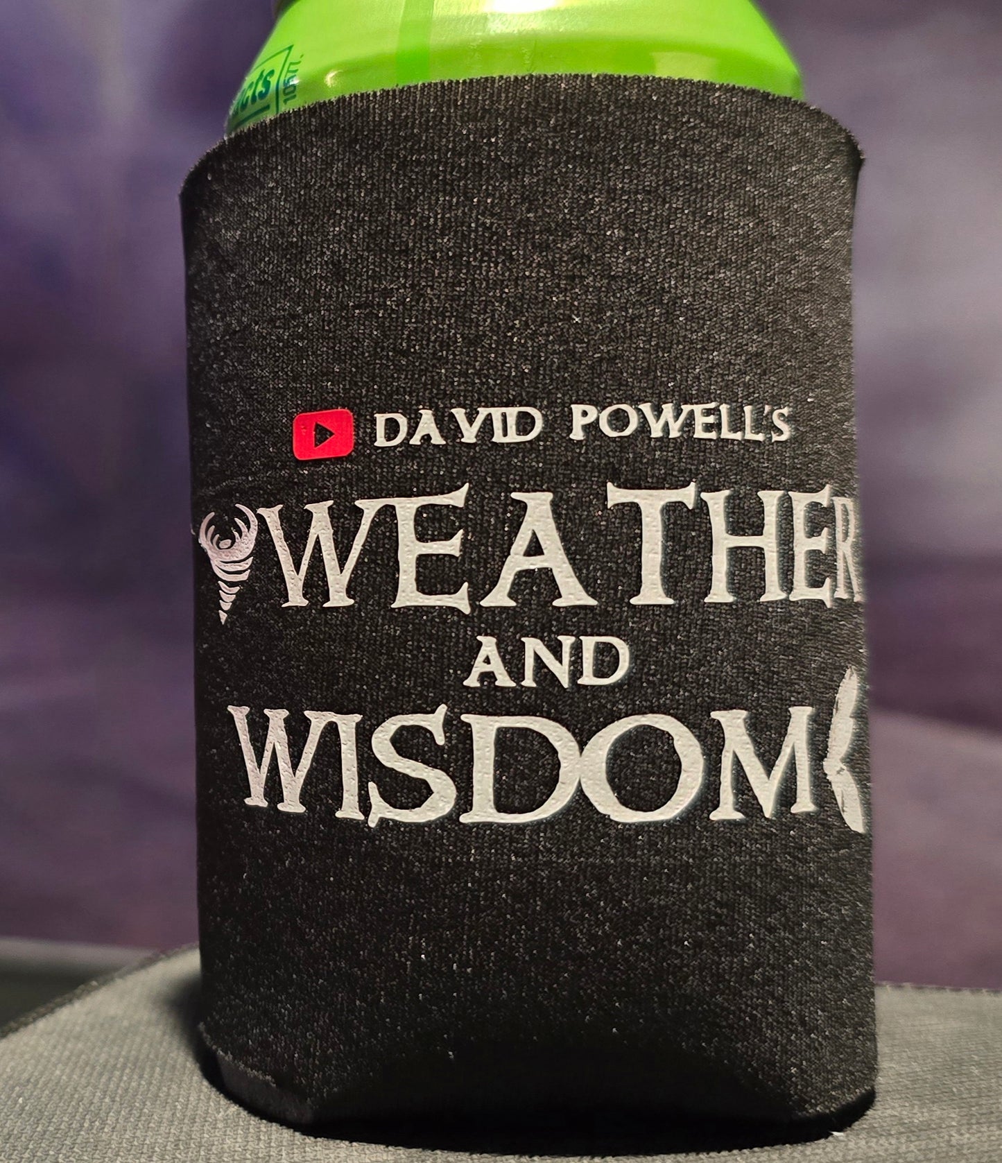 Weather and Wisdom Koozie - Black